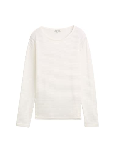 TOM TAILOR 1049244 Suéter pulóver, 10315-Whisper White, XS... - Amazon Espagne à 13.54€