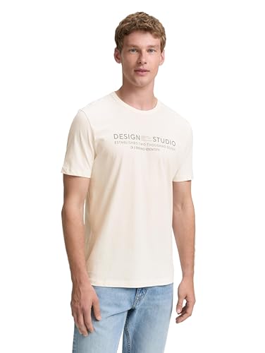 TOM TAILOR 1049271 Camiseta, 10348-Gardenia White, S Hombres - Garden & Outdoor Amazon Spain à 5.41€