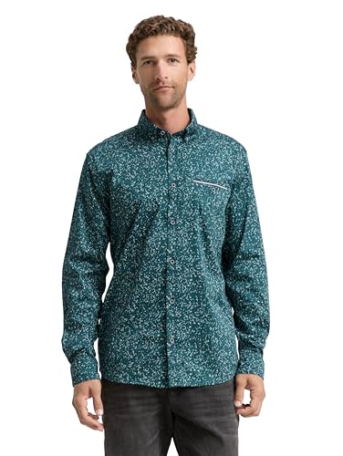 TOM TAILOR 1047340 Camisa, 38528-Green Irregular Small... - Amazon Espagne à 9.53€