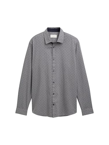 TOM TAILOR Camisa para Hombre, 38494 - Navy Small Design... - Bon plan à 10.29€