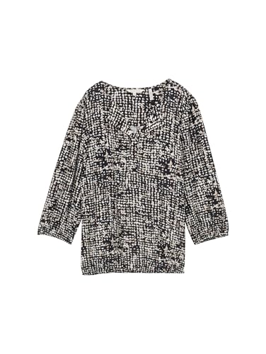 TOM TAILOR 1047574 Blusas, 38402-Navy Abstract Dot Design... - Amazon Espagne à 9.27€