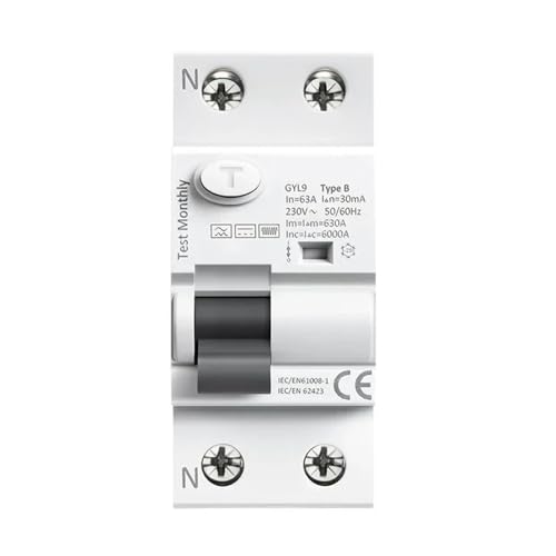 AMEHRU GYL9 B Type RCCB disjoncteur à Courant résiduel DC... - Bricolage & Outils en promo à 34.00€