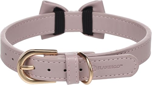 Flamingo Perro Collar con Lazo NELA Violeta M 36-44cm 20mm - Pet Supplies Amazon Spain à 4.84€