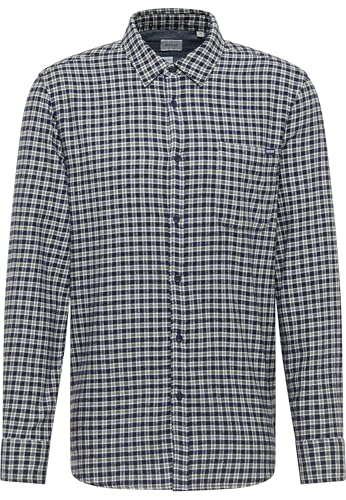 MUSTANG Style Eastbrige Camisa, Mini Check Blue 12785, S... - Bon plan à 12.13€