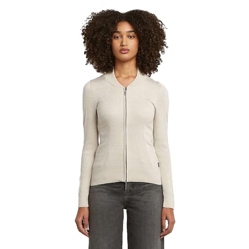 G-STAR 8719965012981 3D Biker Knit Slim Full Zip Knit Wmn... - Sports & Fitness Amazon Italy à 19.24€