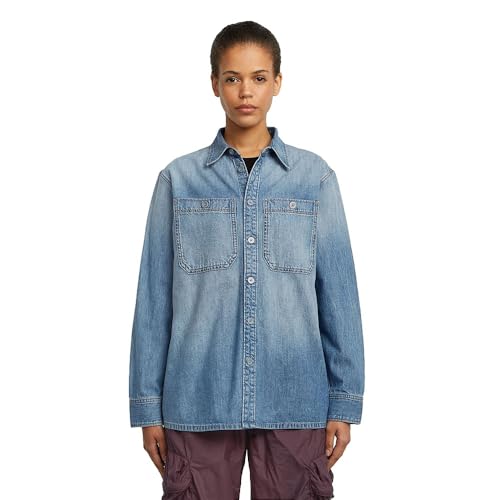 Camiseta Regular de 2 Piezas LS WMN, Azul Sun Faded Thames... - Amazon Espagne à 31.88€