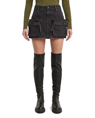 G-STAR 8719965012981 Mini Gonna Cargo Wmn, Nero (Worn in... - Auto & Moto en promo à 14.65€