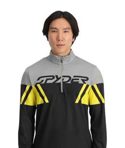 Spyder Paramount 1/2 Zip, Hombre, Black, S - High-Tech & Électronique Amazon Espagne à 45.90€