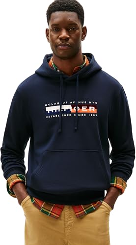 Tommy Hilfiger Sudadera Hombre Block Colour Graphic con... - Amazon Espagne à 29.04€