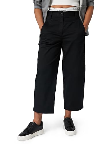 Calvin Klein Pantalones Casuales para Mujer, Negro (Negro)... - Home & Kitchen Amazon Spain à 26.29€
