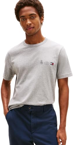 Tommy Hilfiger Camiseta de Manga Corta Hombre Small Crest... - Amazon Espagne à 13.93€