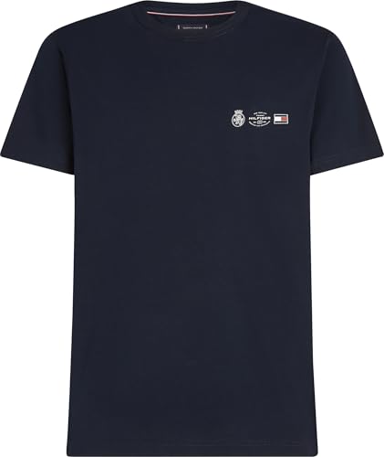 Tommy Hilfiger Camiseta de Manga Corta Hombre Small Crest... - Amazon Espagne à 12.99€
