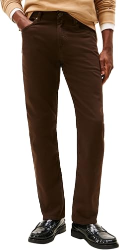Tommy Hilfiger Vaqueros Hombre Denton Straight Fit, Marrón... - Amazon Espagne à 40.10€