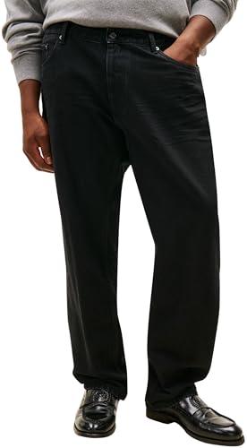 Tommy Hilfiger Vaqueros Hombre Bona Relaxed Fit, Negro... - Bon plan à 41.52€