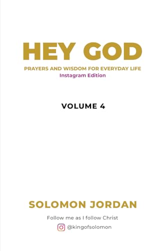 Hey God Volume 4: Prayers and Wisdom for everyday life... - Tech & Electronics Amazon Germany à 7.38€