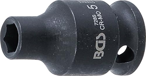 BGS 7285 | Douille à choc, six pans | 6,3 mm (1/4") | 5 mm - Maison & Cuisine Amazon France à 2.71€