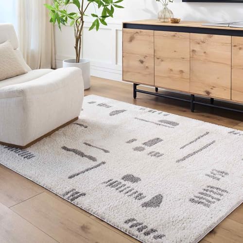 Livabliss Crampel Shaggy Rug - Modern Berber Rugs Living... - Maison & Cuisine Amazon Royaume-Uni à 48.99€