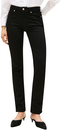 Tommy Hilfiger Vaqueros Mujer Slim Talle Medio, Negro... - Amazon Espagne à 18.88€