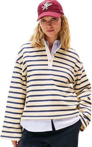 Tommy Hilfiger Jersey Mujer Gold Button Rugby Terry con... - Sports & Fitness Amazon Espagne à 58.07€