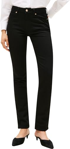 Tommy Hilfiger Vaqueros Mujer Slim Talle Medio, Negro... - Mode & Vêtements en promo à 43.96€