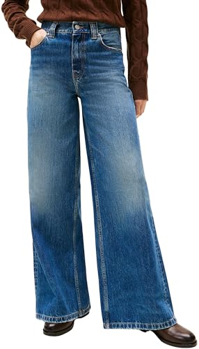 Tommy Hilfiger Vaqueros Mujer Kris 70'S Wide Leg, Azul... - Nouvelle promo Amazon à 71.89€