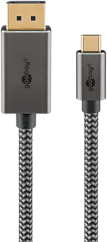 goobay Câble USB C vers DisplayPort 1.2 4K @ 60 Hz Type C... en promo sur Amazon