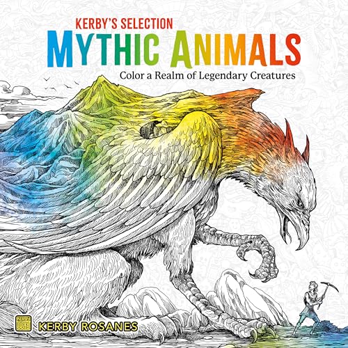 Mythic Animals: Color a Realm of Legendary Creatures - Animalerie Amazon Espagne à 6.25€