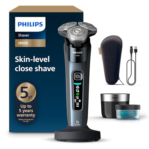 Philips Shaver i9000, Wet & Dry Electric Shaver, Ice Blue... - Bricolage & Outils Amazon Royaume-Uni à 219.99€
