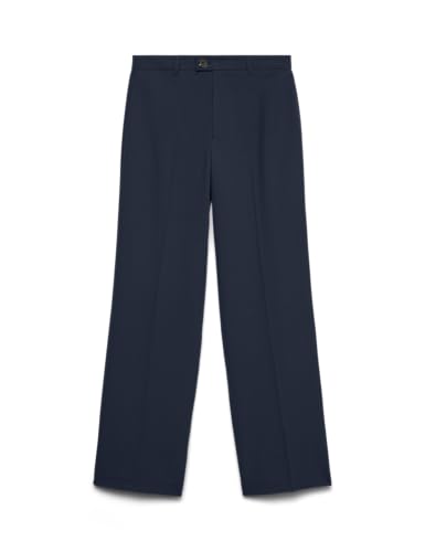 VERO MODA Vmtexas MW Straight Pant Noos, Azul Marino, S... - Maison & Cuisine Amazon Espagne à 24.93€