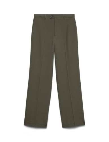 VERO MODA Vmtexas MW Straight Pant Noos, marrón, S / 34L - Home & Kitchen Amazon Spain à 8.98€