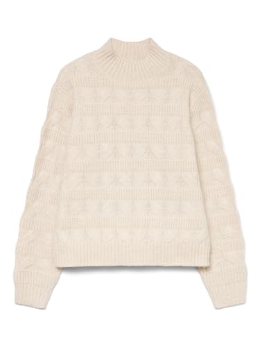 VERO MODA Vmvirgo LS Highneck Jersey BF, Abedul, XL - Maison & Cuisine Amazon Espagne à 10.83€