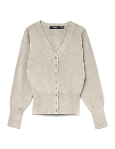 VERO MODA Neck Vmsaba LS-Cárdigan con Cuello en V, Abedul... - Maison & Cuisine en promo à 11.62€