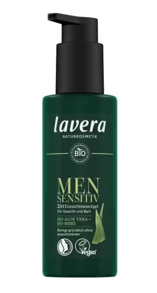 lavera Men Sensitiv Gel nettoyant 2 en 1 pour le visage... - Beauté & Parfums Amazon France à 7.40€