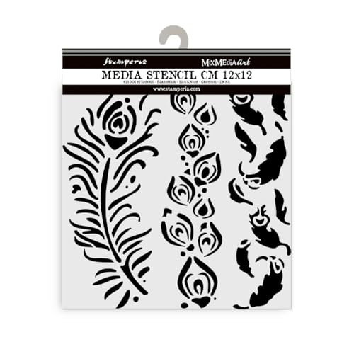Stamperia - Thick Stencils for Scrapbooks, Albums, Cards... - Auto & Moto Amazon Italie à 3.19€