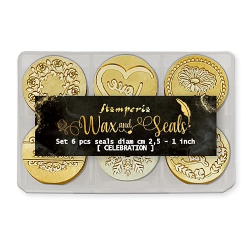 Stamperia Seal Set, Gold, 5,5 x 8,5 x 2 cm - Loisirs Créatifs Amazon France à 20.78€