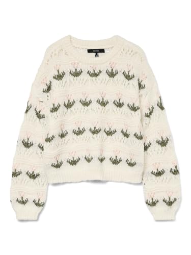 VERO MODA Suéter Vmidelle LS para Mujer, Cuello Redondo... - Bon plan à 13.04€