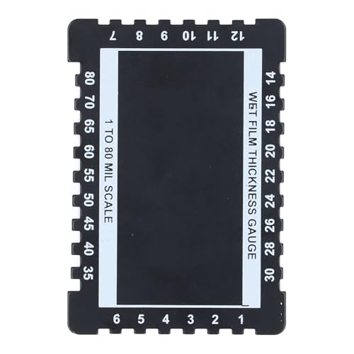 Metal Wet Film Thickness Gauge Comb, 1-80 Mil Scale, Two... - Beauté & Parfums Amazon Royaume-Uni à 1.87€