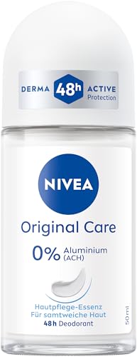 NIVEA Original Care Deo Roll-On, Deoroller ohne Aluminium... - Auto & Moto Amazon Allemagne à 2.09€