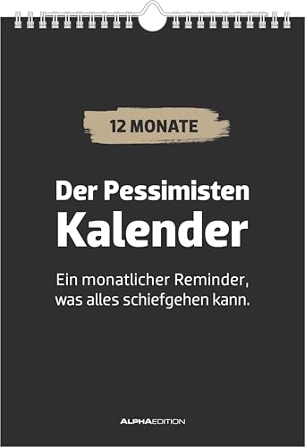Alpha Edition - Der Pessimisten-Kalender 2026 –... - Nouvelle promo Amazon à 6.99€