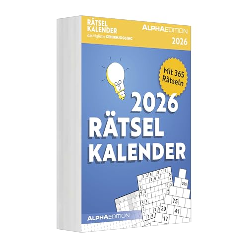Alpha Edition - Rätselkalender 2026 – Tagesabreißkalender... - Sports & Fitness en promo à 2.93€