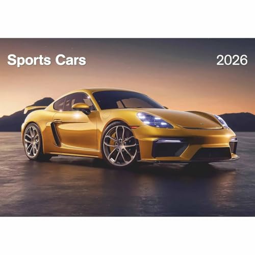 N Neumann - Sports Cars Kalender 2026 – Wandkalender DIN A3... - Auto & Moto en promo à 4.96€