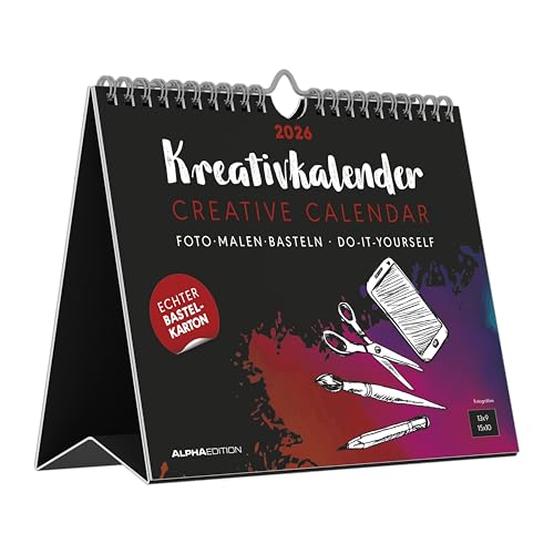 Alpha Edition - Kreativ-Kalender Tischaufsteller Quer... - Bricolage & Outils Amazon Allemagne à 3.36€