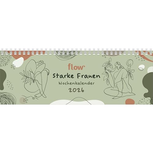 Flow - Starke Frauen 2026 - Tischquerkalender 29,7 x 10,5... - Bon plan à 2.82€