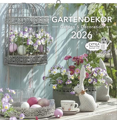 Alpha Edition - Gartendekor Kalender 2026 –... - Garden & Outdoor Amazon Germany à 3.61€