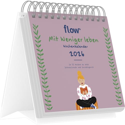 Flow - Mit weniger leben 2026 - Tischkalender 17x16 cm mit... - Bon plan à 3.23€