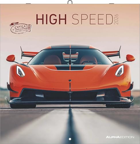 Alpha Edition - High Speed Kalender 2026 – Broschürenkalende... - Auto & Moto Amazon Allemagne à 3.28€