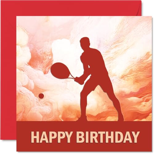 Tennis Sport Birthday Cards - Boys in Sports - Happy... - Sports & Fitness en promo à 2.15€
