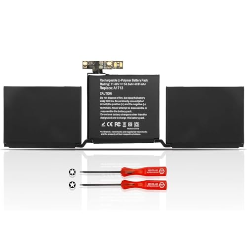 UP PARTS® - Batería compatible A1713 para Macbook Pro 13"... - High-Tech & Électronique Amazon Espagne à 38.42€