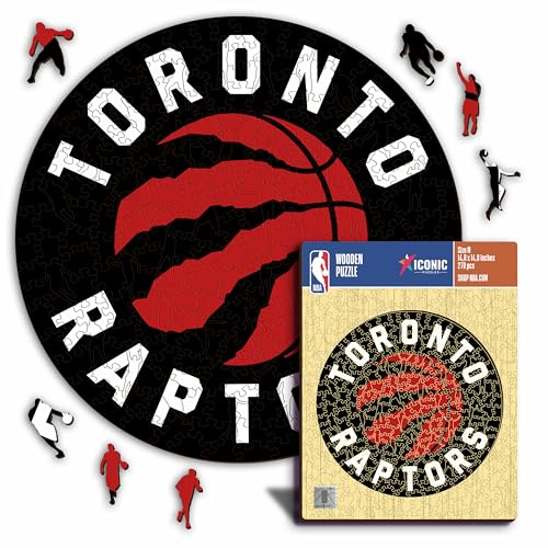 Iconic Puzzles - Toronto Raptors, Logo, Puzzle di Legno con... - Toys & Games Amazon Italy à 31.66€