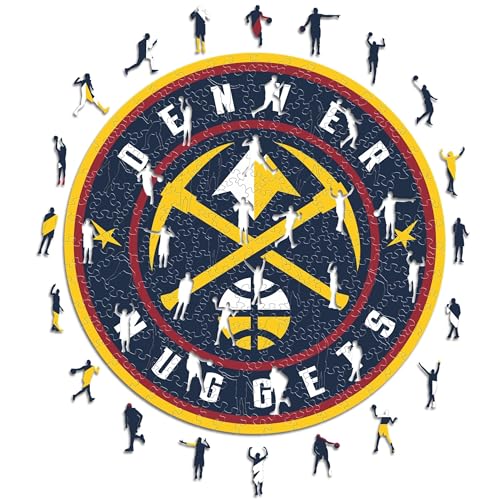 Iconic Puzzles NBA Puzzle de Madera, Color Denver Nuggets... - Jeux Vidéo & Consoles en promo à 47.50€